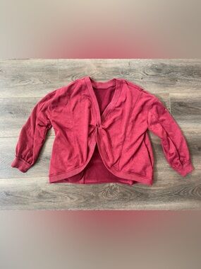 Cute Twisted Back Sweatshirt with pockets
